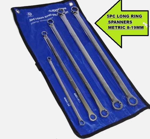 5pc spanner set extra long - 5pc,
