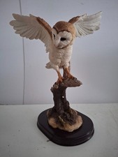 Leonardo Barn Owl On Stand Mint in Box 36cm x 31cm Rare