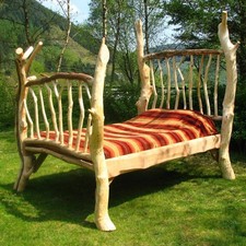 Rustic Driftwood Four Poster Bed | Handmade Canopy Bed Frame UK