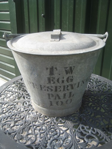 Vintage ww2 egg preserving - egg,