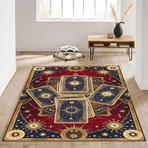 Tarot card rug mystical - card,
