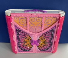 Barbie MARIPOSA FAIRY PRINCESS CASTLE FOLDOUT PLAYSET CARRY CASE - With Bed
