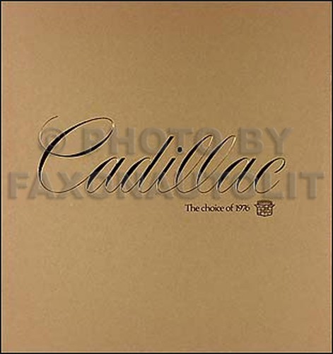 1976 cadillac sales - 1976, brochure