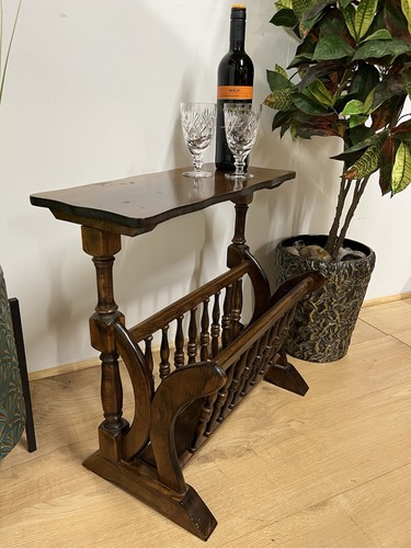 Wooden magazine rack paper - rack,