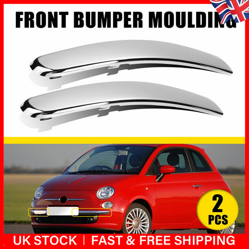 Front bumper lower chrome trim - bumper,
