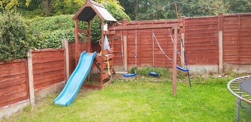 Wooden children playhouse - children,