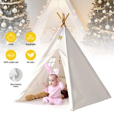 Large Kids Teepee Lace Wood