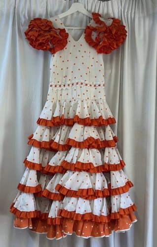 Vintage spanish flamenco dress - spanish,
