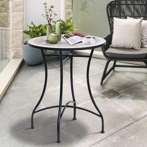 Mosaic table round - mosaic,