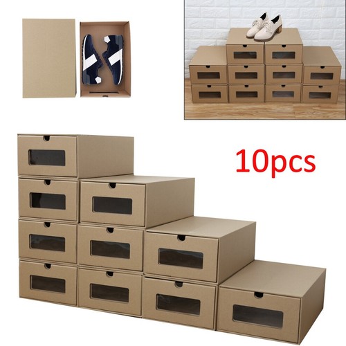 10x foldable cardboard shoe - 10x,