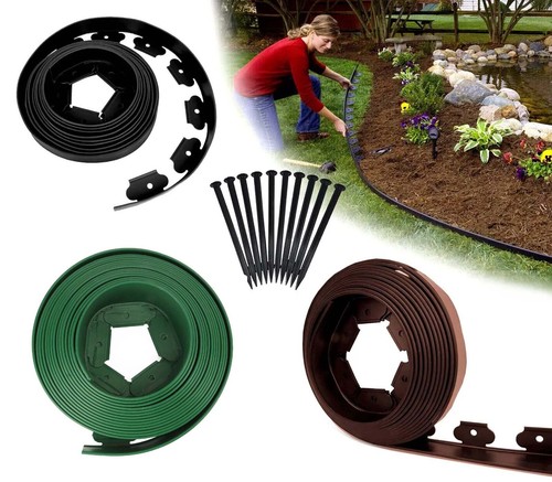 10m flexible lawn edging heavy - 10m,