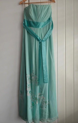 Monsoon pale green silk