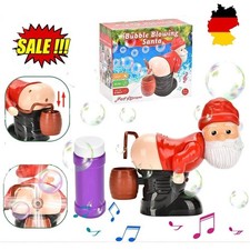 Christmas Santa Claus Bubble Blowers Novelty Butt Bubble Machine Gift for Kids 