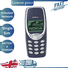 Ex-Display Old Shape 2G Basic Classic NOKIA 3310 Unlocked SIM Free Cell Phone