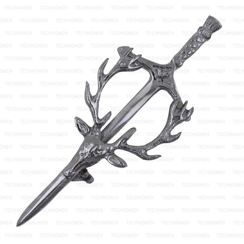 Scottish kilt stag head - stag,