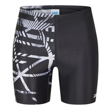 MENS ZOGGS LOGO BLACK/SILVER