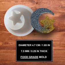 Food grade silicone mold moon