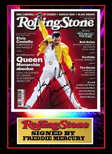 Freddie mercury signed - ,
