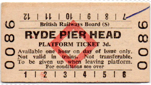 Brb platform ticket ryde - brb(s),