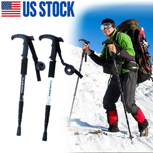 Pair trekking poles - of,