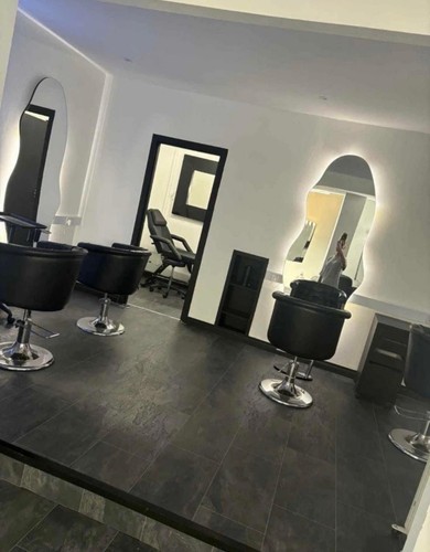 Hair dresser barber - dresser, chair