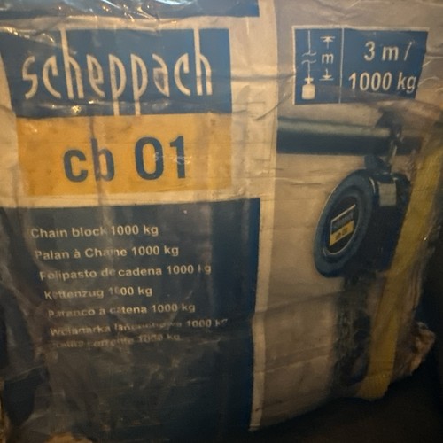 Scheppach 1000kg chain hoist - scheppach,