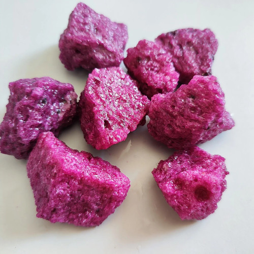 Natural red corundum gemstone - red,