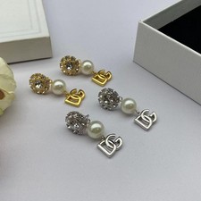 DG Letter Design Earrings
