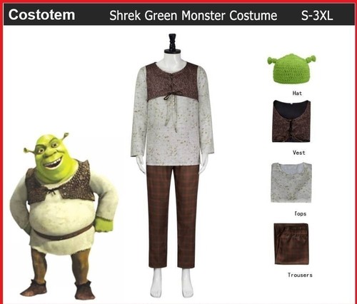 Shrek green monster costume - shrek,