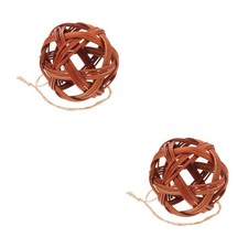  2 Count Hamster Ball Guinea Pig Chew Budgie Toys Chinchilla Cage Accessories