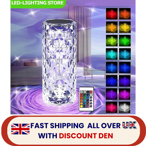 Crystal table lamp - table,