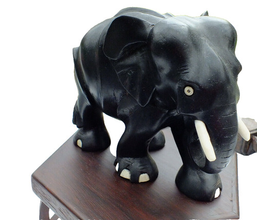 Antique solid black ebony - solid,