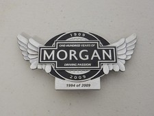 Vintage Morgan 100 Years of Driving Passion 1994 of 2009 Car Badge Auto Emblem