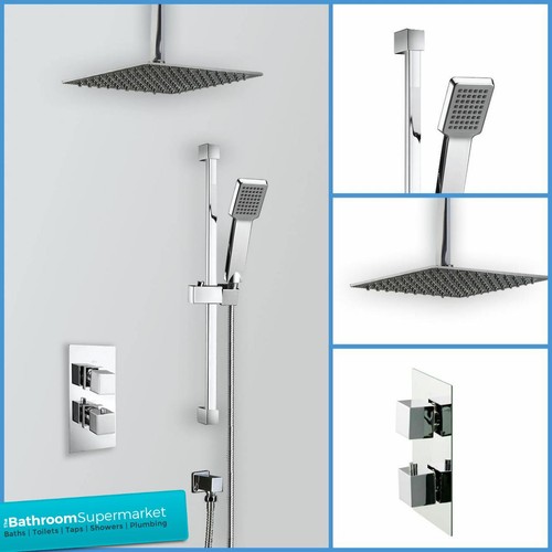 Concealed thermostatic shower - concealed,