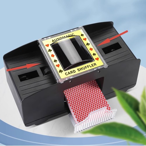 Deck automatic card shuffler - card,