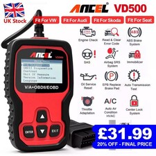 ANCEL VD500 OBD2 Scanner Code
