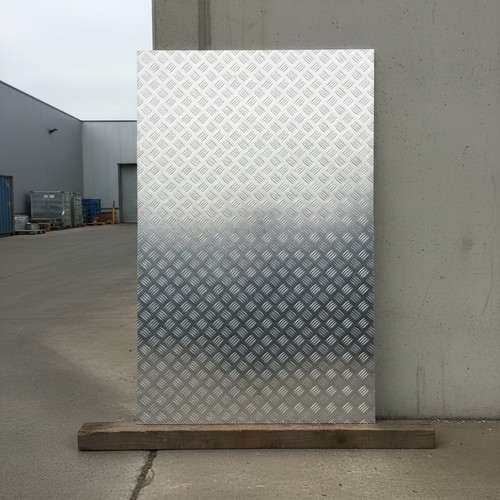 Aluminium chequer tread plate - aluminium,