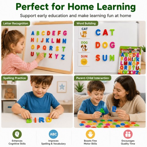 Magnetic alphabet letters to - magnetic,