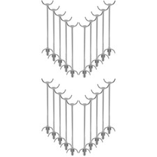  Set of 2 Worktop Joining Strip Kitchen Joint Butcher Block Countertop Fastener