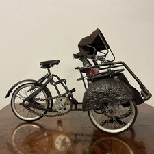 Model Of A Rickshaw Authentic Becak, Tuk Tuk, Pedicab