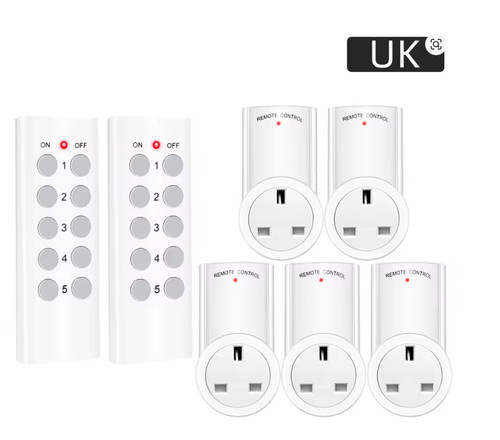 Remote control sockets - 1-5,
