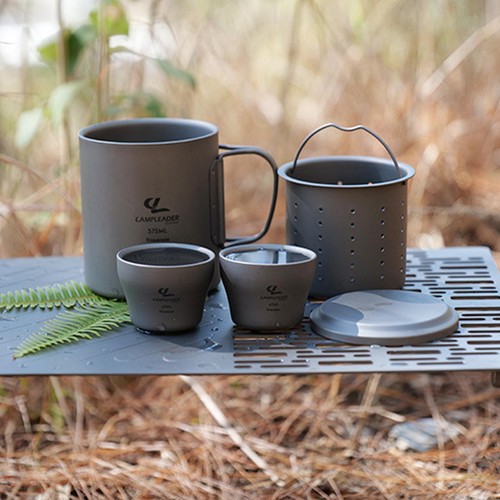 Lightweight titanium tea - lightweight, set