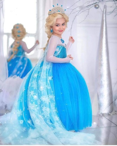 Elsa costume birthday - elsa,