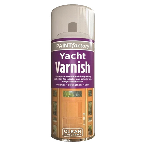 Clear yacht varnish spray - clear,