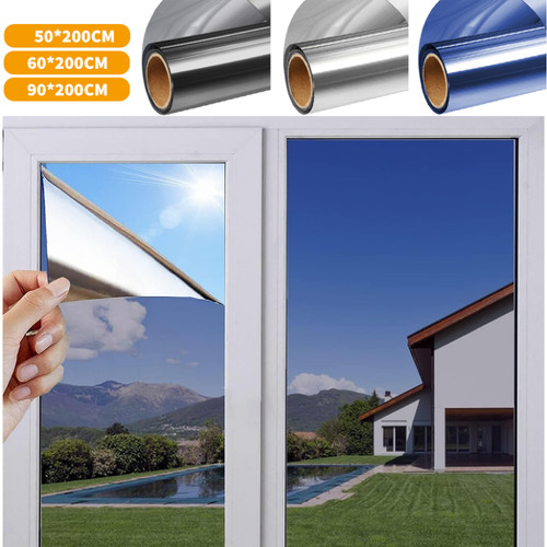One way mirror reflective - one,