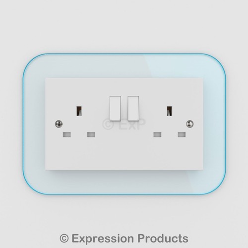 Double single light switch - /,