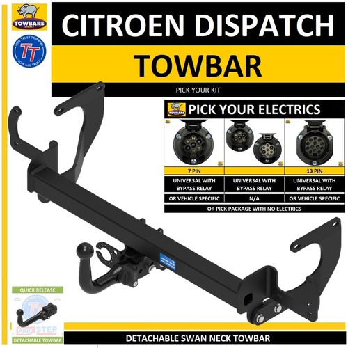 Tow bar detachable - for, citroen