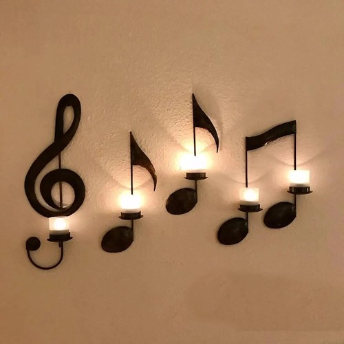 Set black music - music, wall
