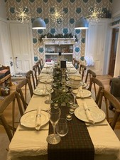 135 Rustic crossback oak