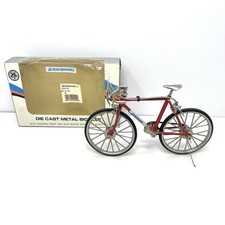 Vintage Performance Die Cast Metal Bicycle 1:10 Scale Red Racer Model Rare